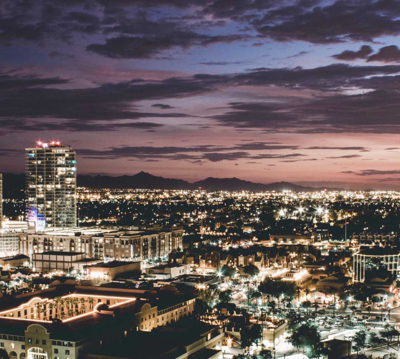Nightscape of Phoenix