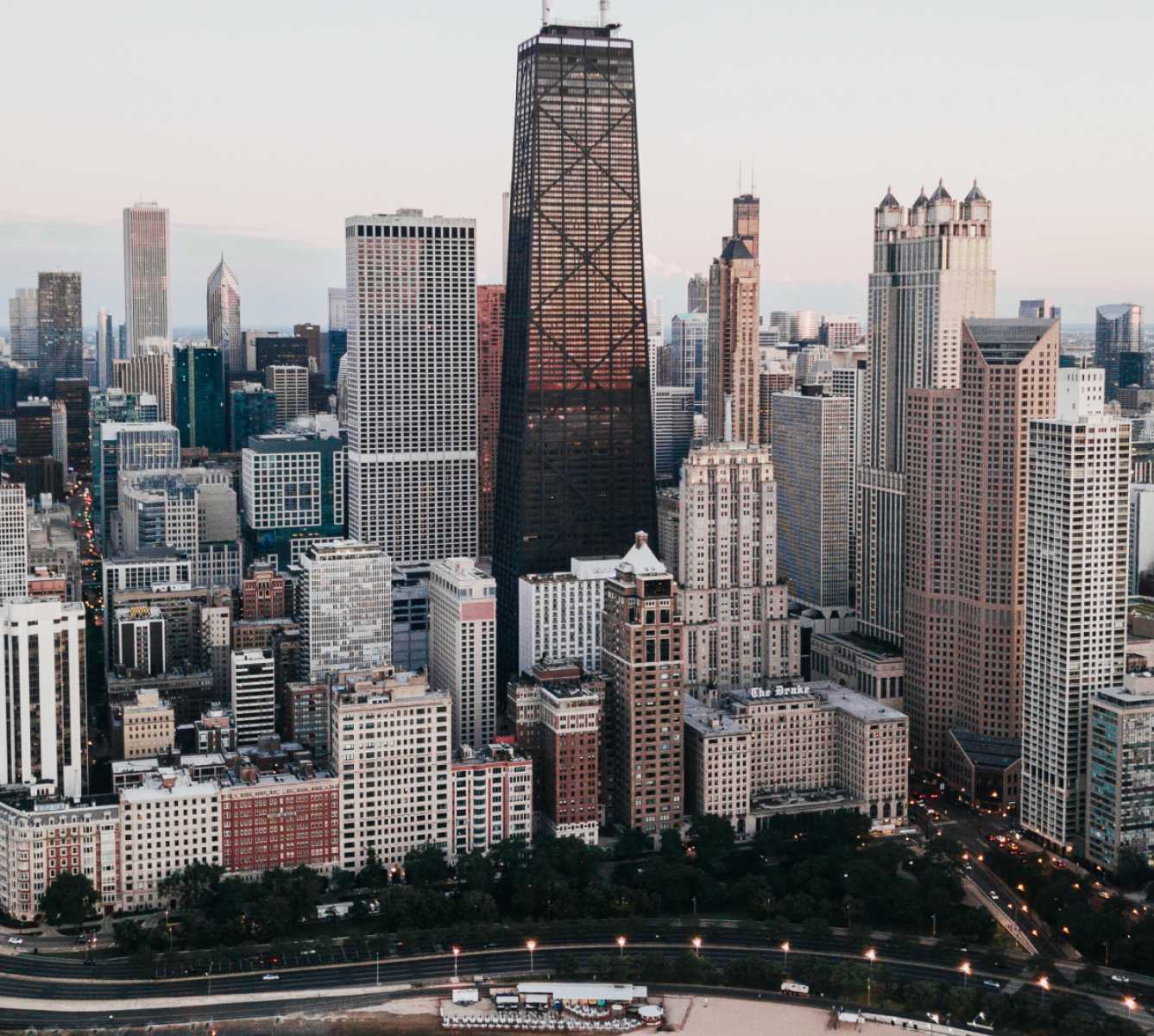 Buildings in downtown Chicago